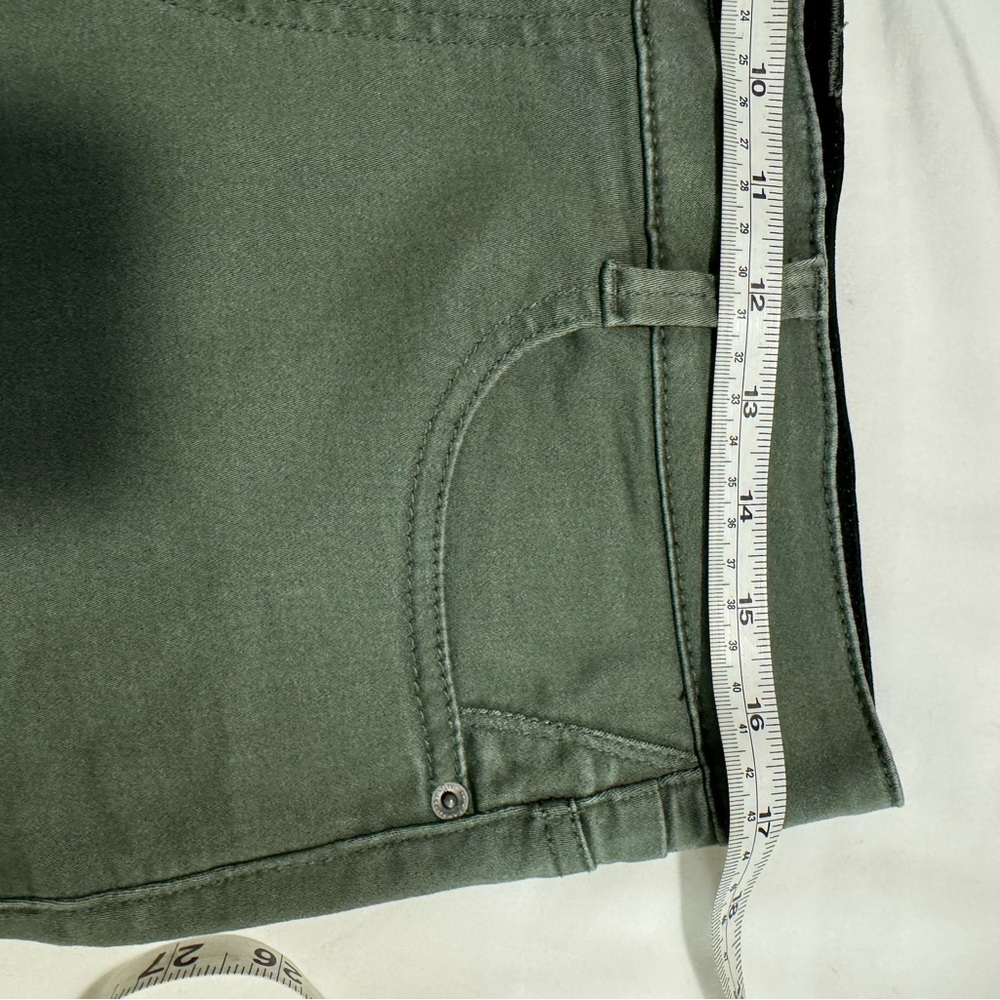 Bass Olive Green Skinny Stretch Jeans - Picture 6 of 9